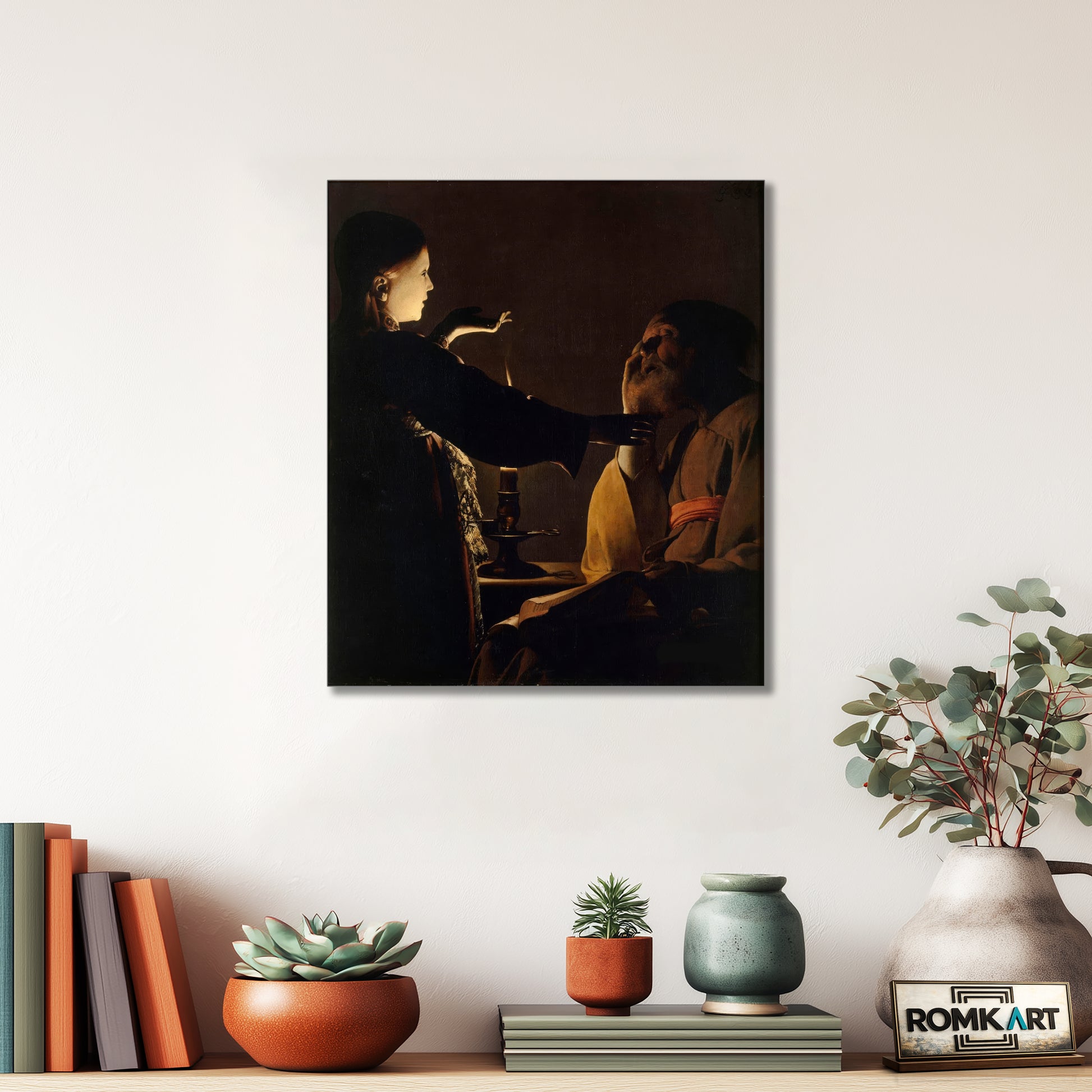 Georges De La Tour The Dream Of St Joseph 1628 – Reproduction