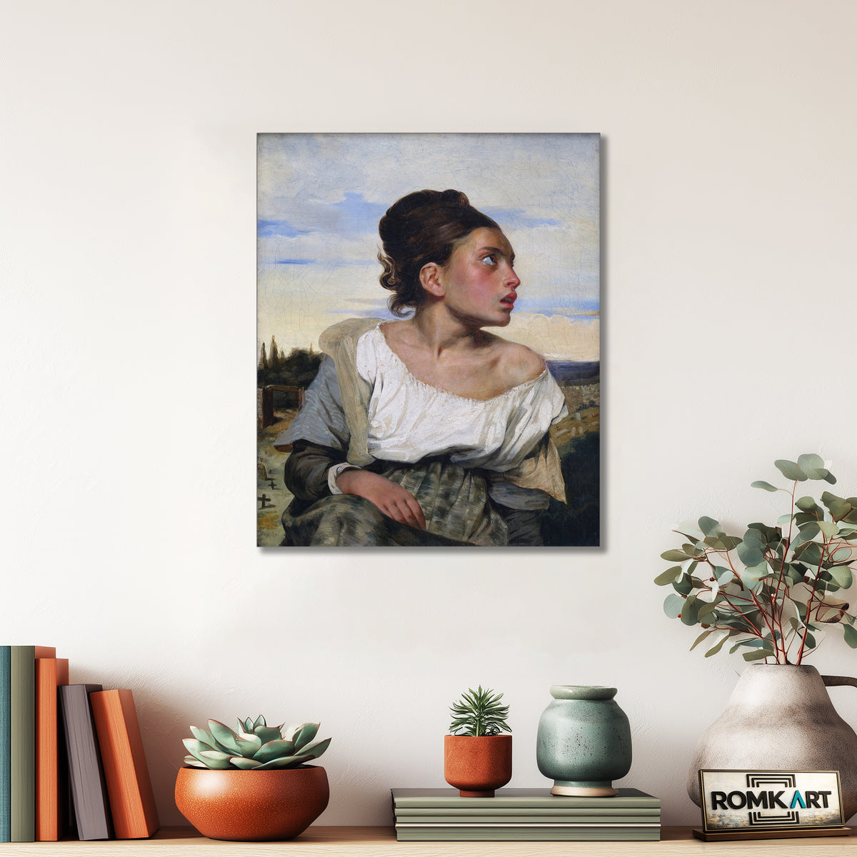 Eugene Delacroix Orphan Girl At The Cemetery 1823-1824 – Reproduction