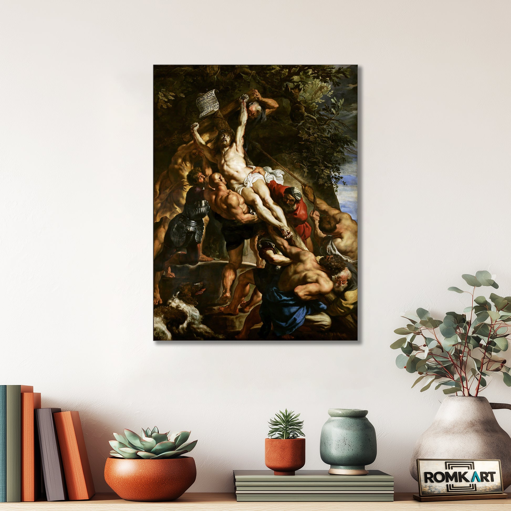Peter Paul Rubens Elevation Of The Cross Central Panel C 1610 – Reproduction
