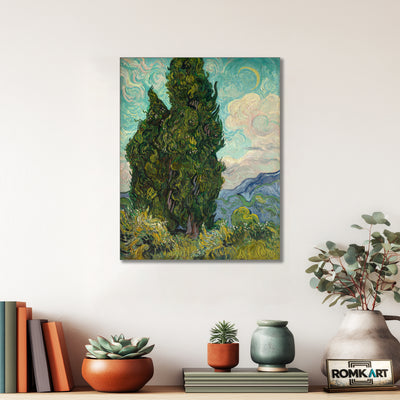 Vincent Van Gogh Cypresses 1889 – Reproduction
