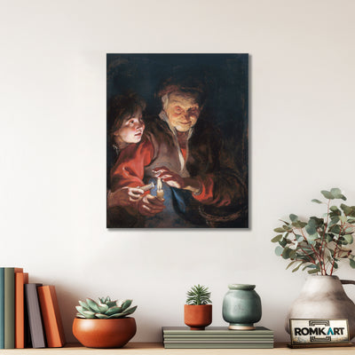 Peter Paul Rubens Two Women With A Candle – Reproduction