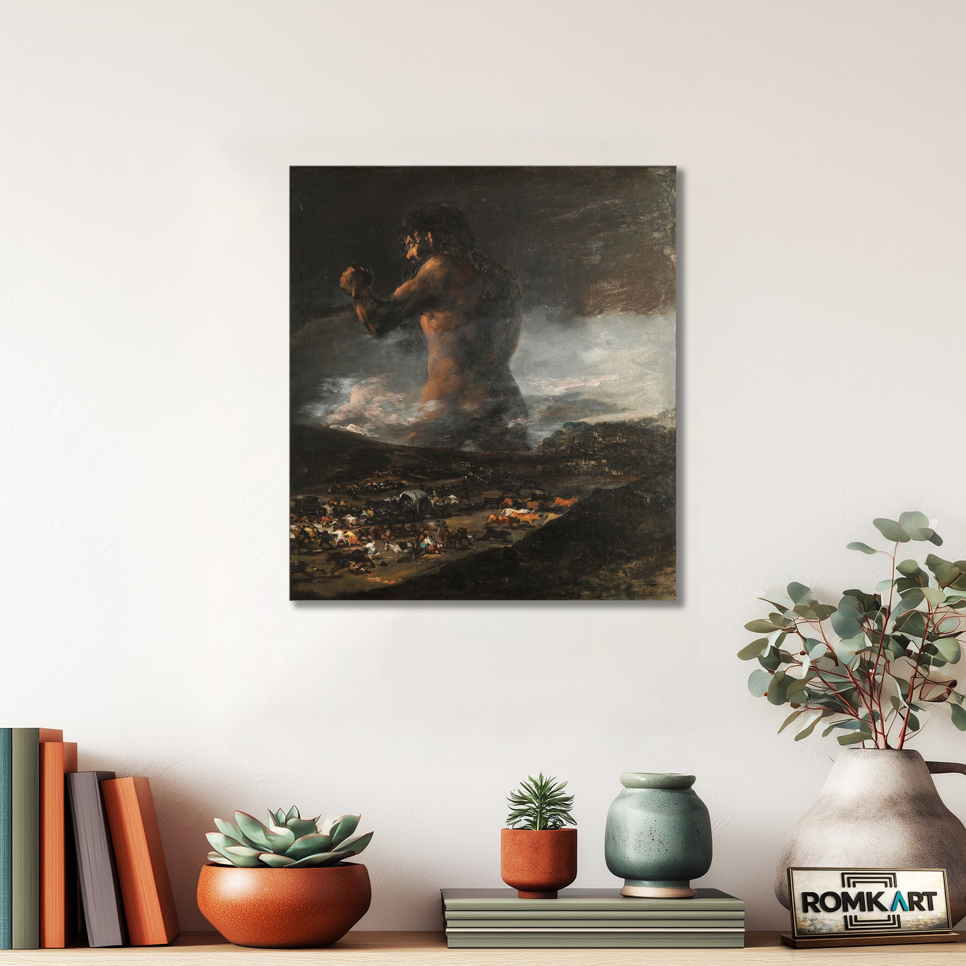 Francisco De Goya The Colossus 1808 – Reproduction