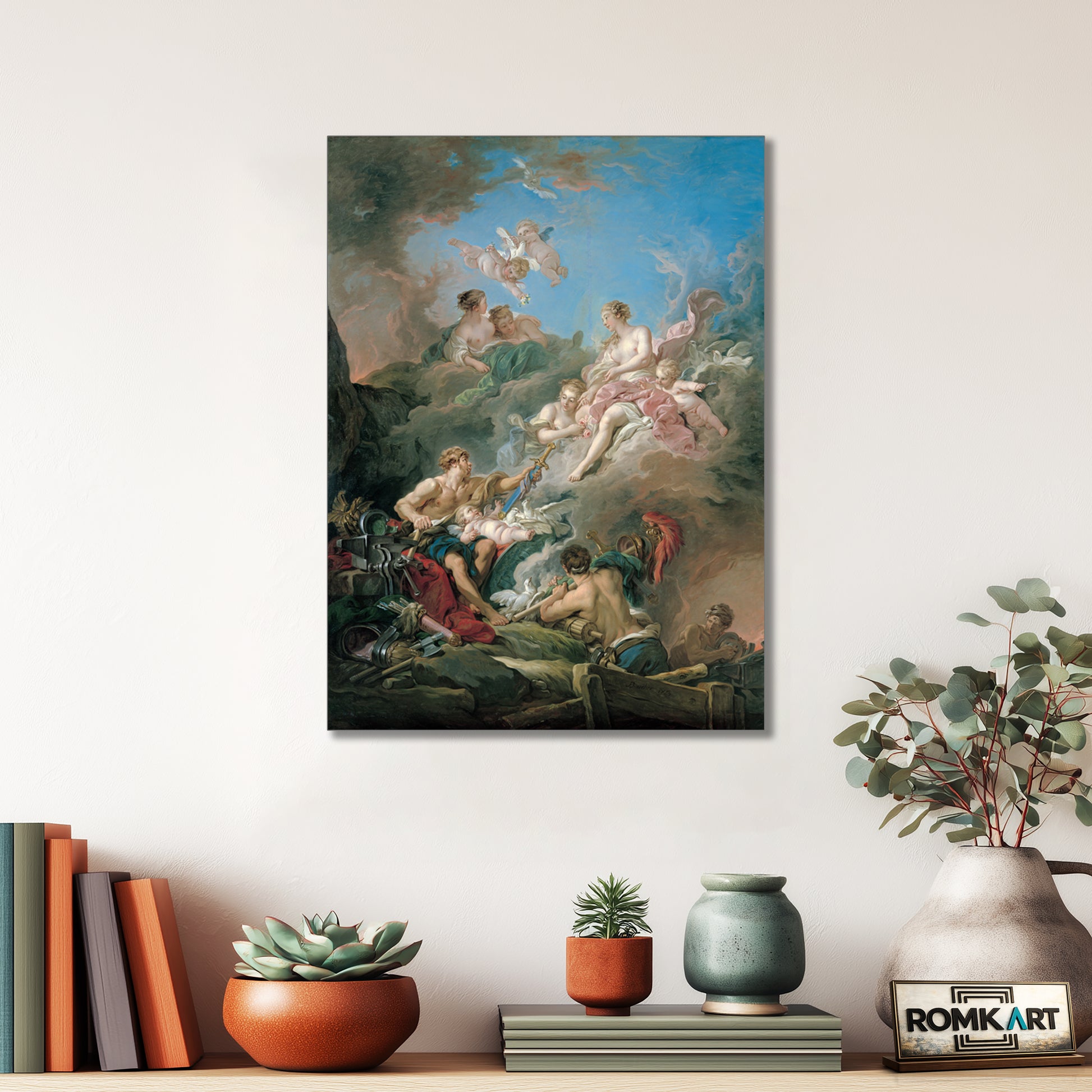 Francois Boucher Venus At Vulcan Forge – Reproduction