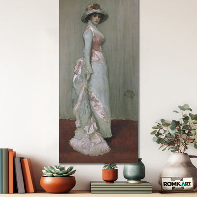 James Mcneill Whistler Nocturne In Pink And Gray Portrait Of Lady Meux 1881 – Reproduction