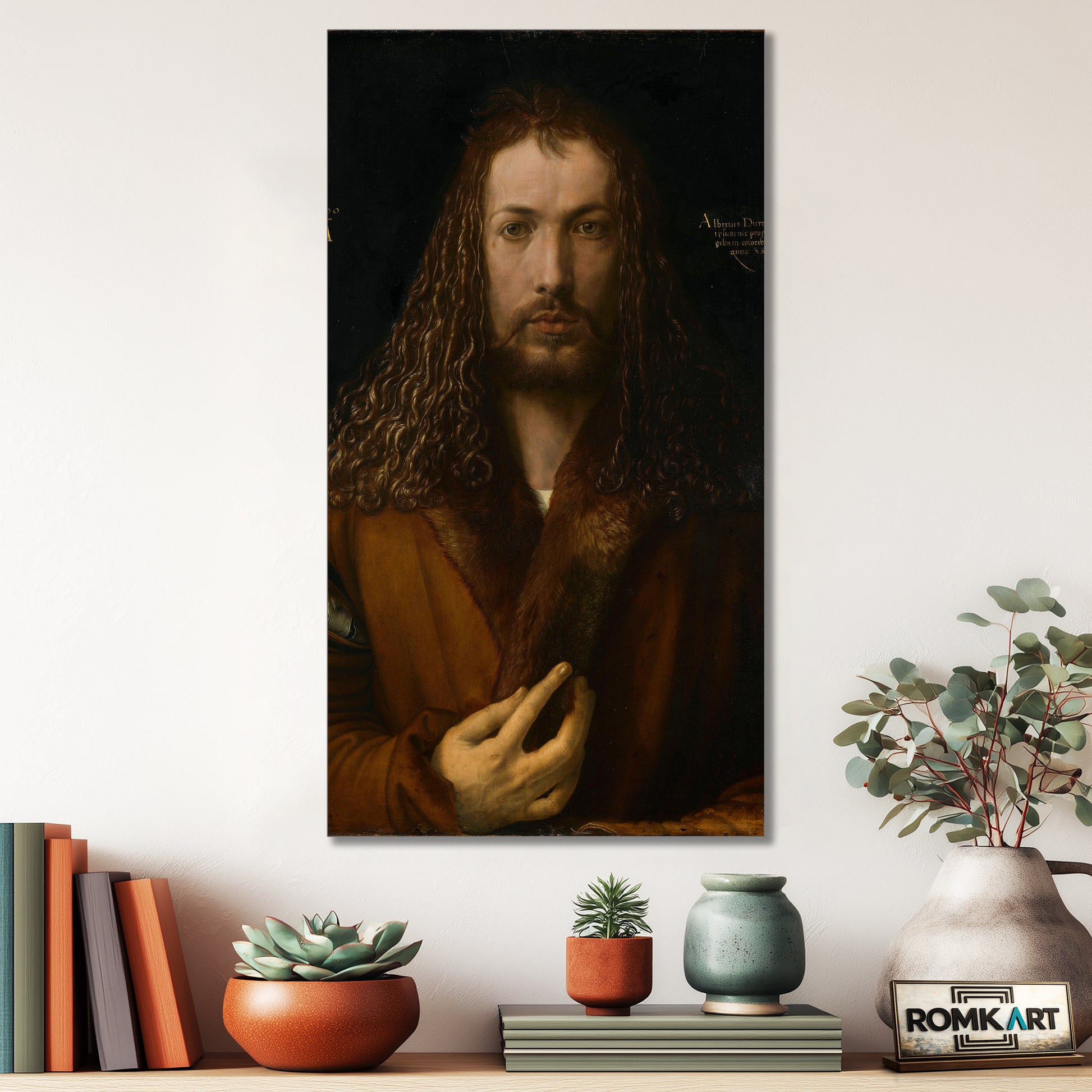 Albrecht Durer Self-portrait With Fur-trimmed Robe – Reproduction