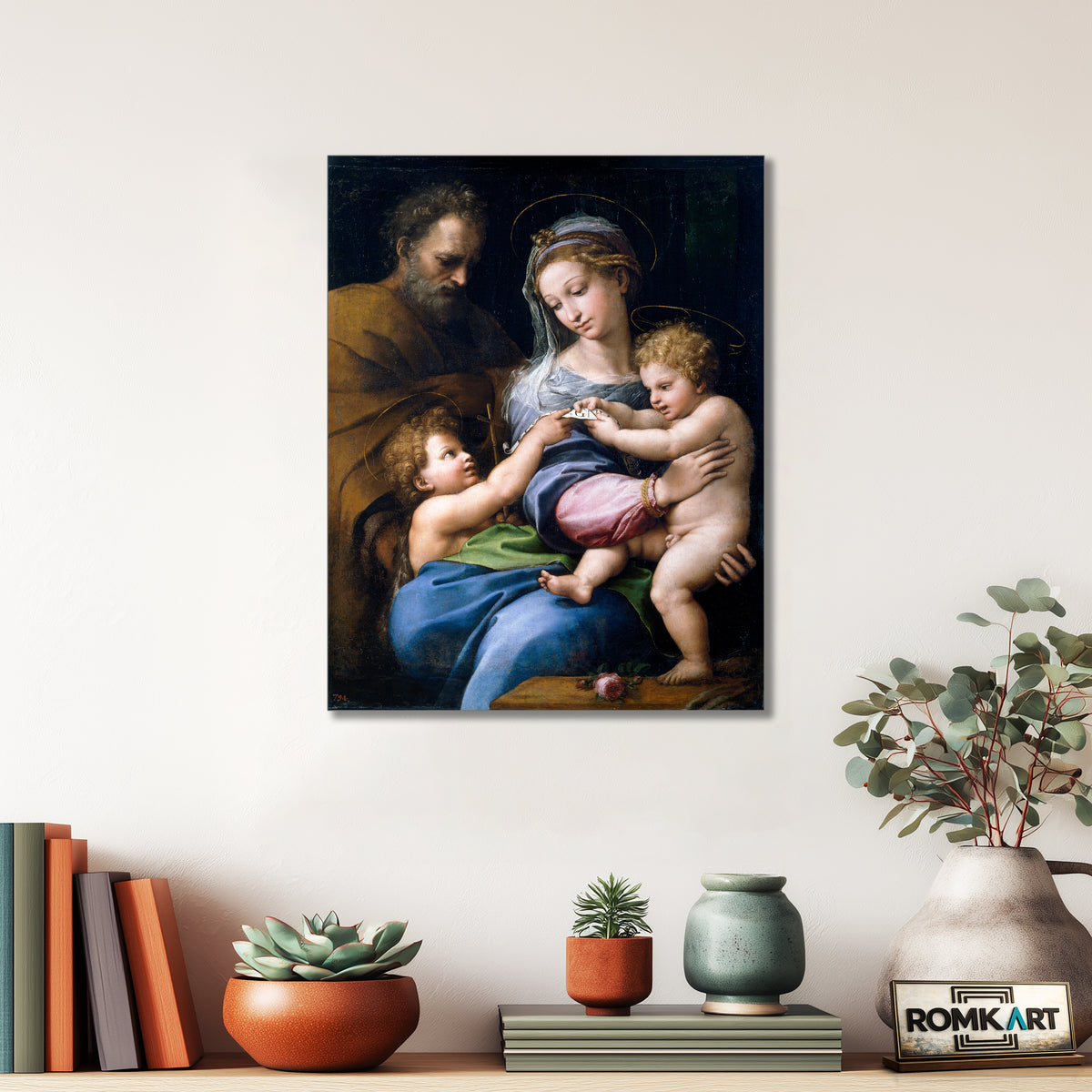 Raphael Madonna Of The Rose 1517 Museo Del Prado – Reproduction