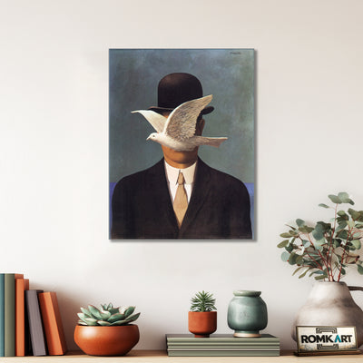 Rene Magritte Man In A Bowler Hat 1964 – Reproduction