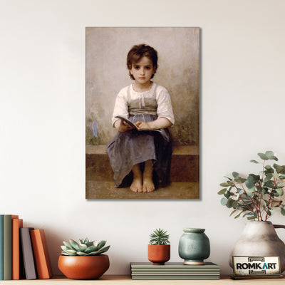 William Adolphe Bouguereau The Difficult Lesson 1884 – Reproduction