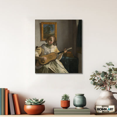 Johannes Vermeer The Guitar Player 1670-1672 – Reproduction