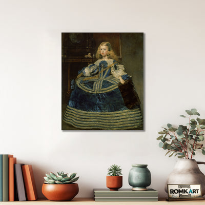 Diego Velazquez Infanta Margarita Teresa In A Blue Dress 1659 – Reproduction