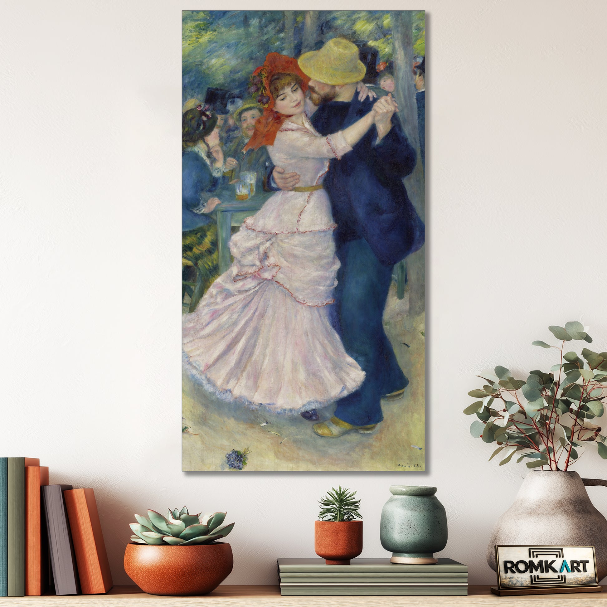 Pierre-auguste Renoir Dance At Bougival 1883 – Reproduction