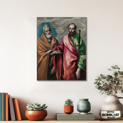 El Greco Saint Peter And Saint Paul 1590 Barcelona – Reproduction