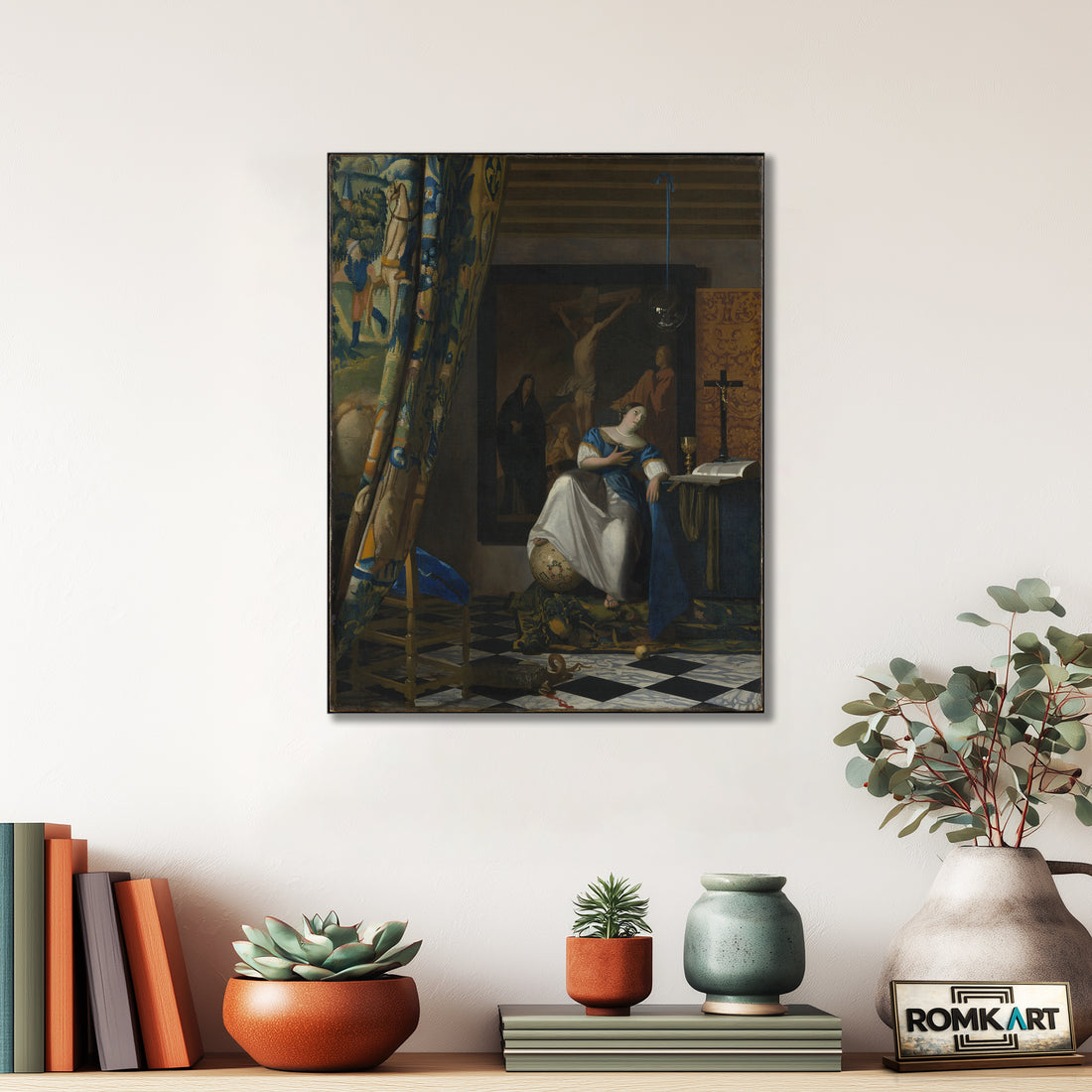 Johannes Vermeer The Allegory Of Faith 1670-1672 – Reproduction
