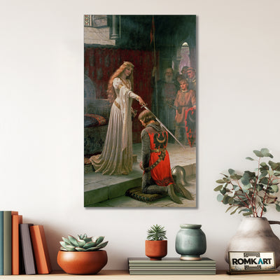 Edmund Leighton The Accolade 1901 – Reproduction