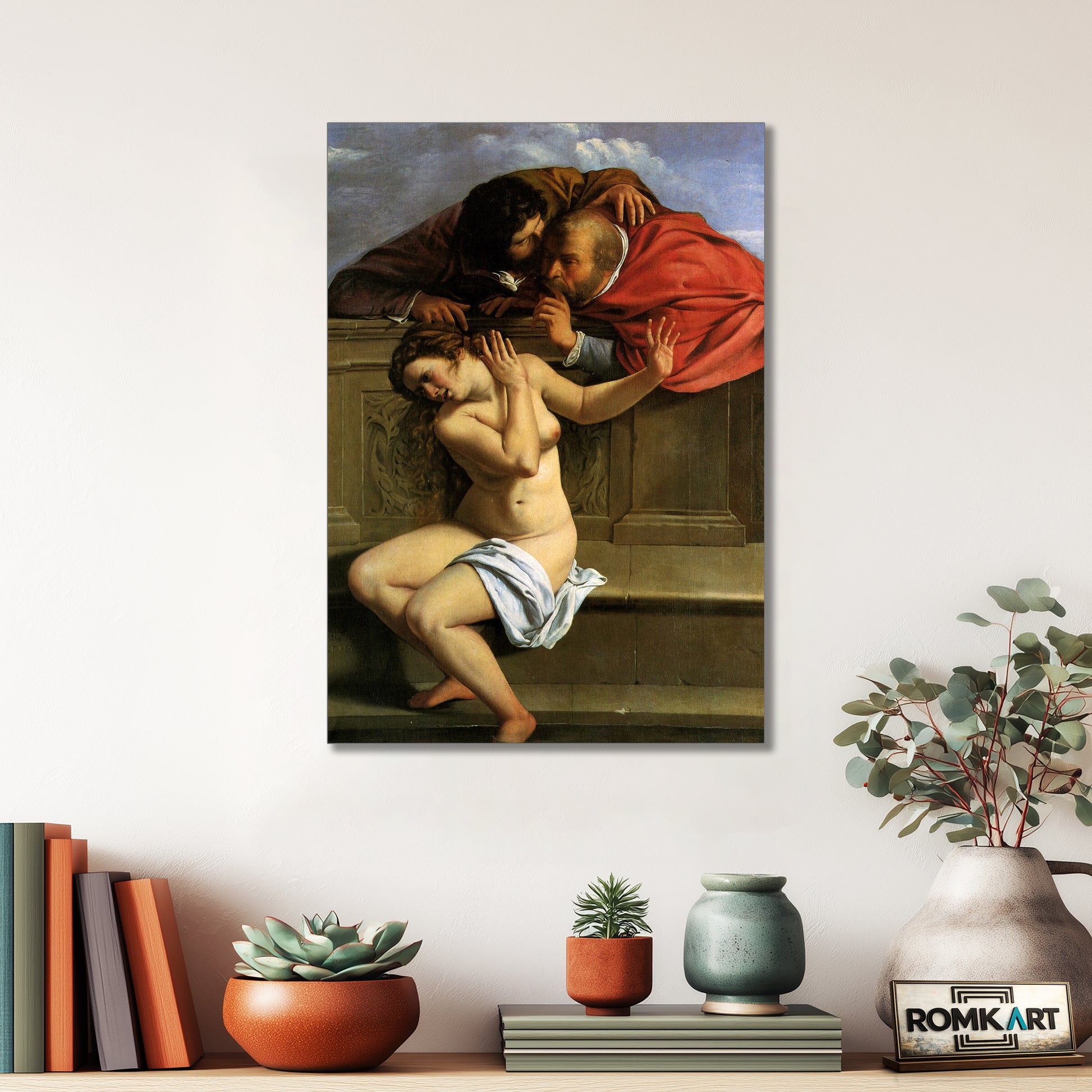 Artemisia Gentileschi Susanna And The Elders 1610 – Reproduction