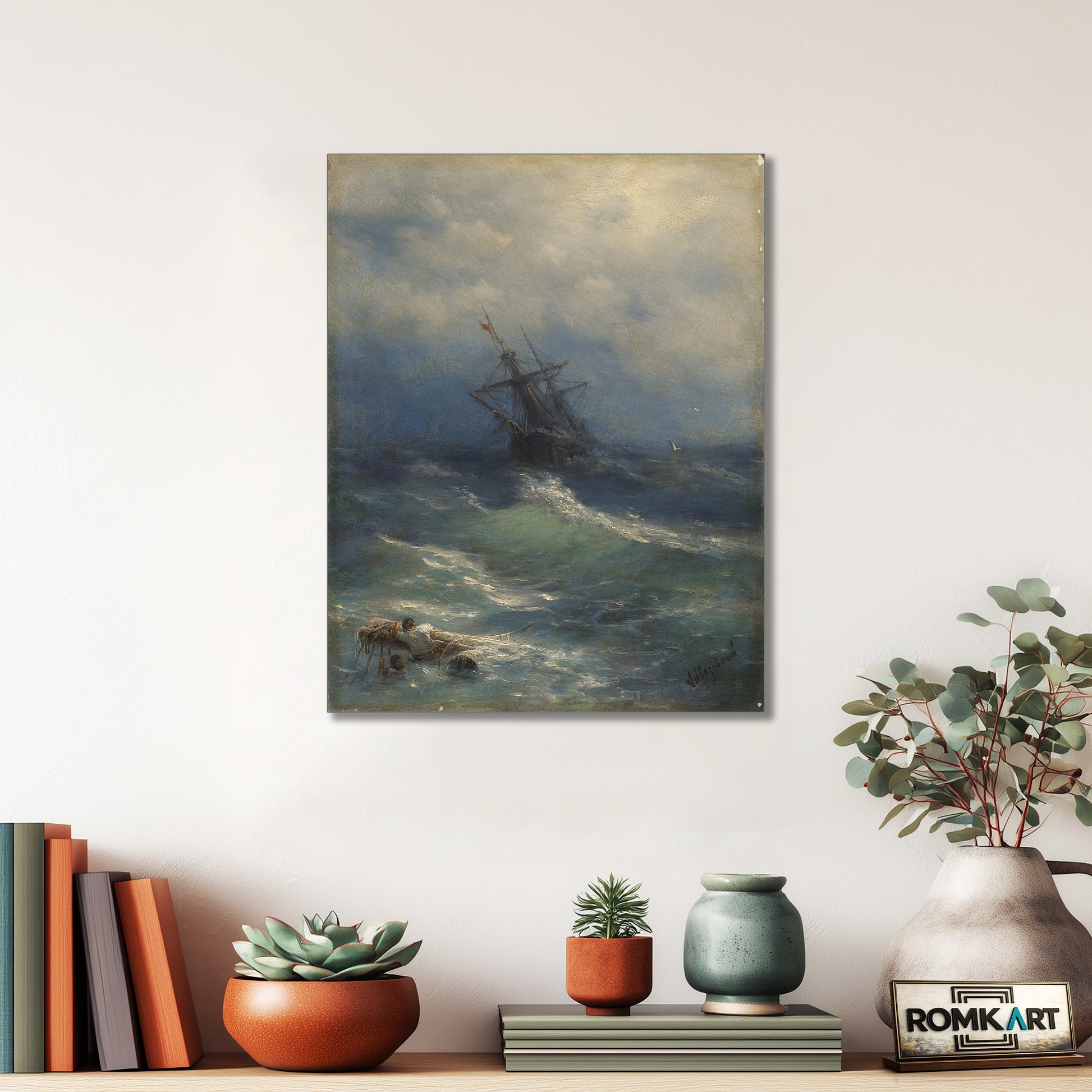 Ivan Aivazovsky Stormy Sea – Reproduction