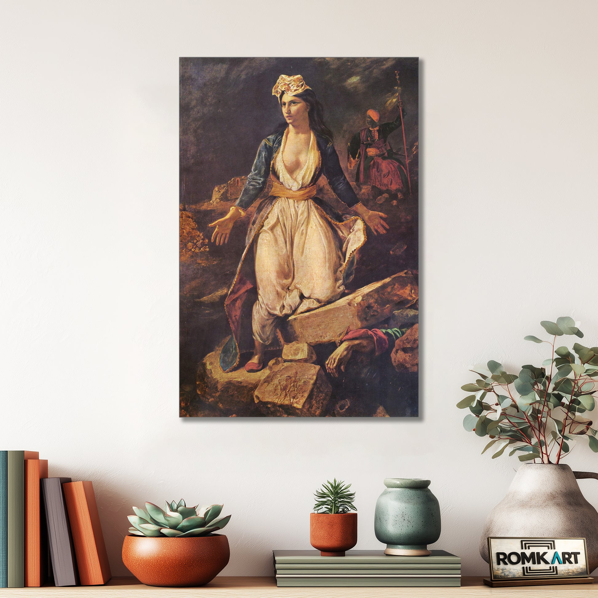 Eugene Delacroix Greece On The Ruins Of Missolonghi 1826 – Reproduction