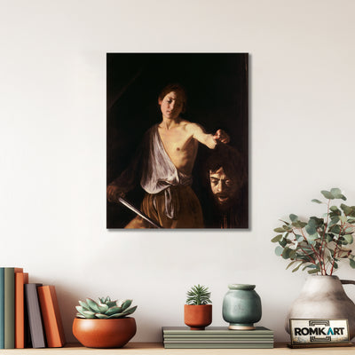 Caravaggio David With The Head Of Goliath 1610 – Reproduction