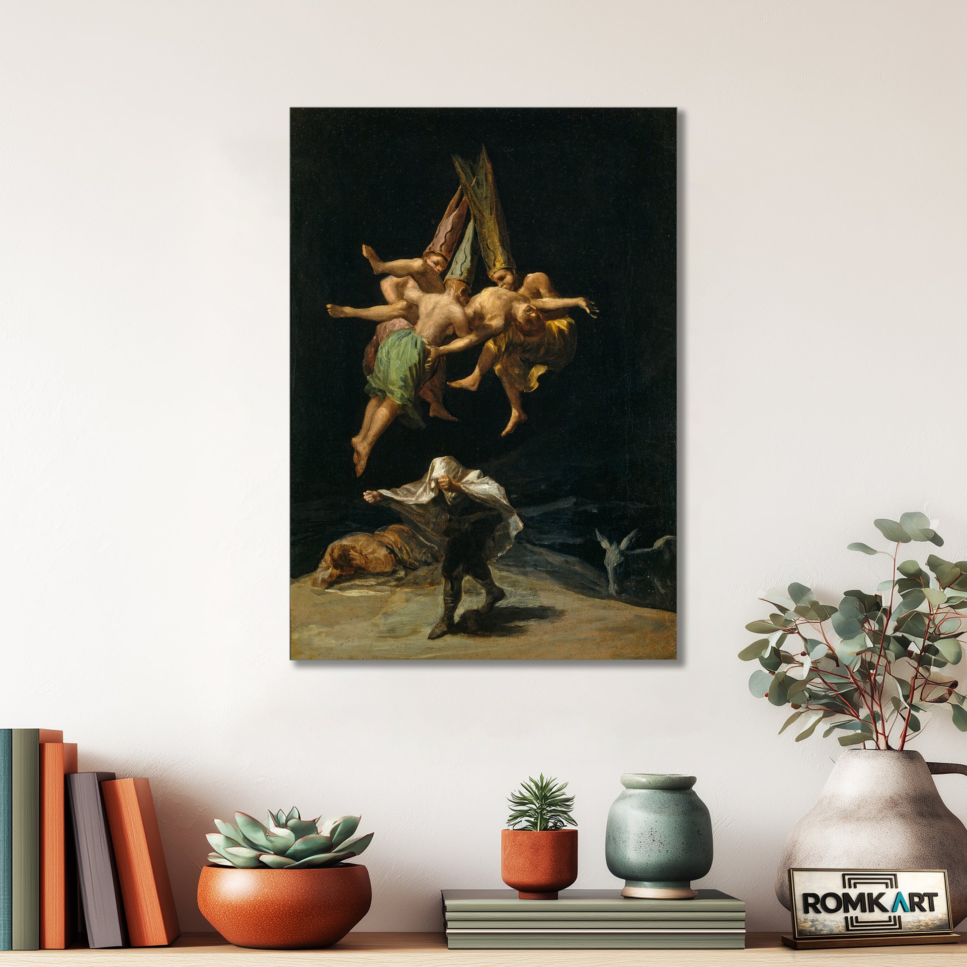Francisco Goya Witches Flight 1797 – Reproduction