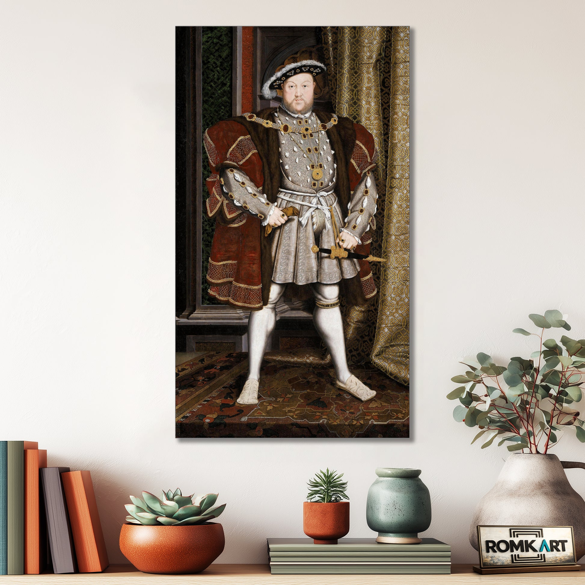Hans Holbein The Younger Portrait Of Henry Viii 1537 – Reproduction