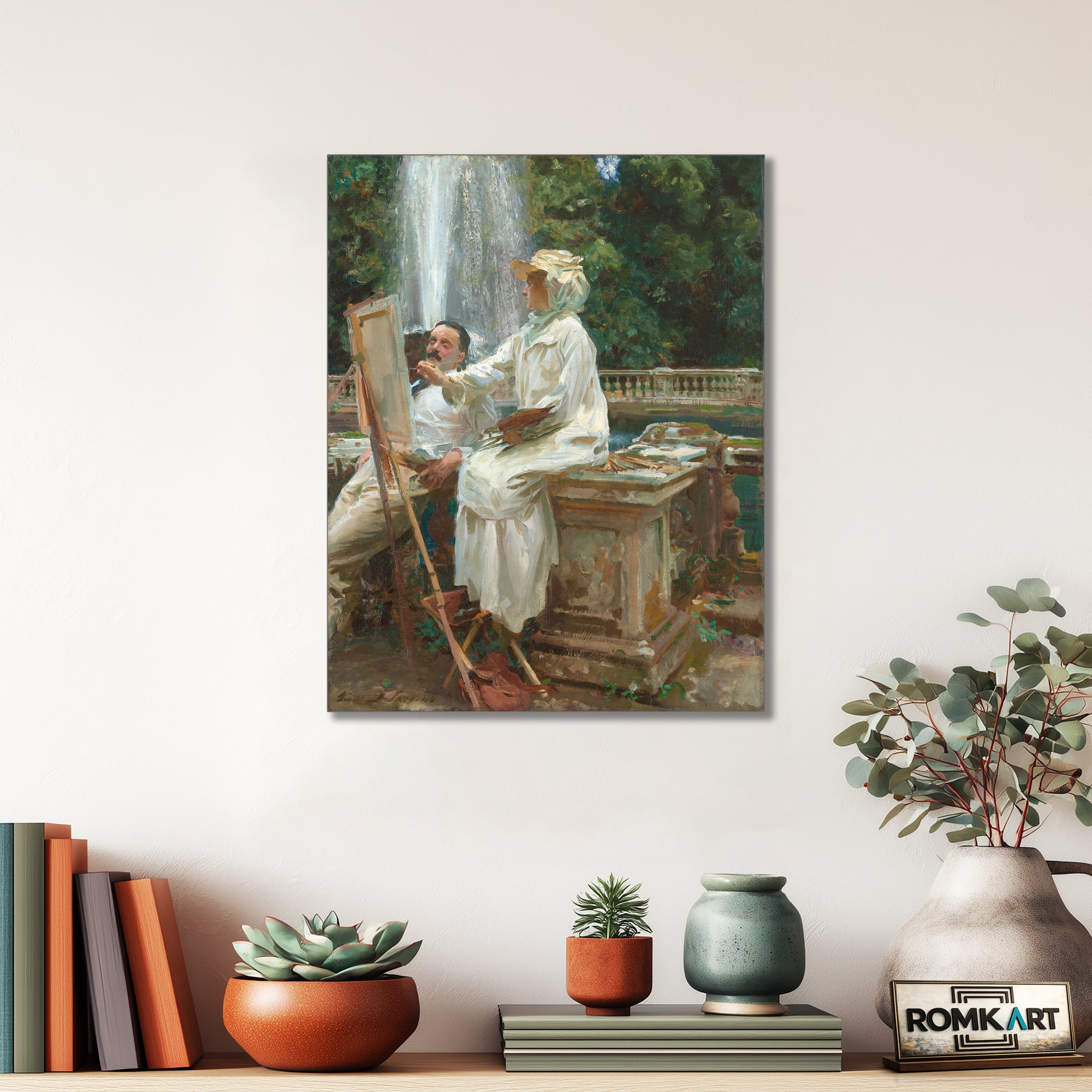 John Singer Sargent The Fountain Villa Torlonia Frascati Italy – Reproduction