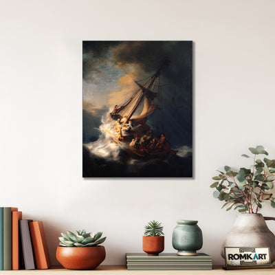 Rembrandt Van Rijn Christ In The Storm On The Sea Of Galilee – Reproduction