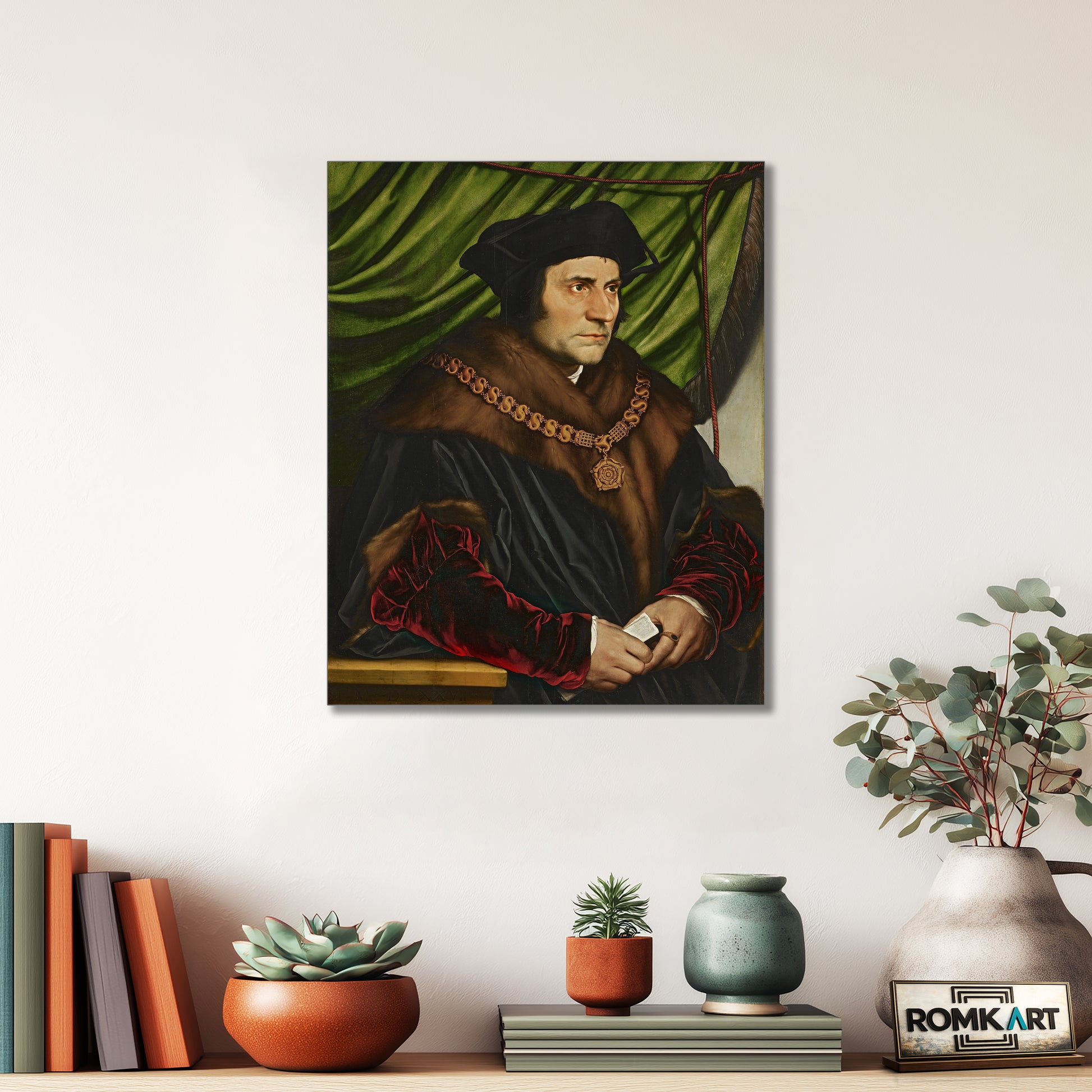Hans Holbein The Younger Portrait Of Sir Thomas More 1527 – Reproduction
