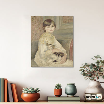 Pierre-auguste Renoir Julie Manet With Cat 1887 – Reproduction