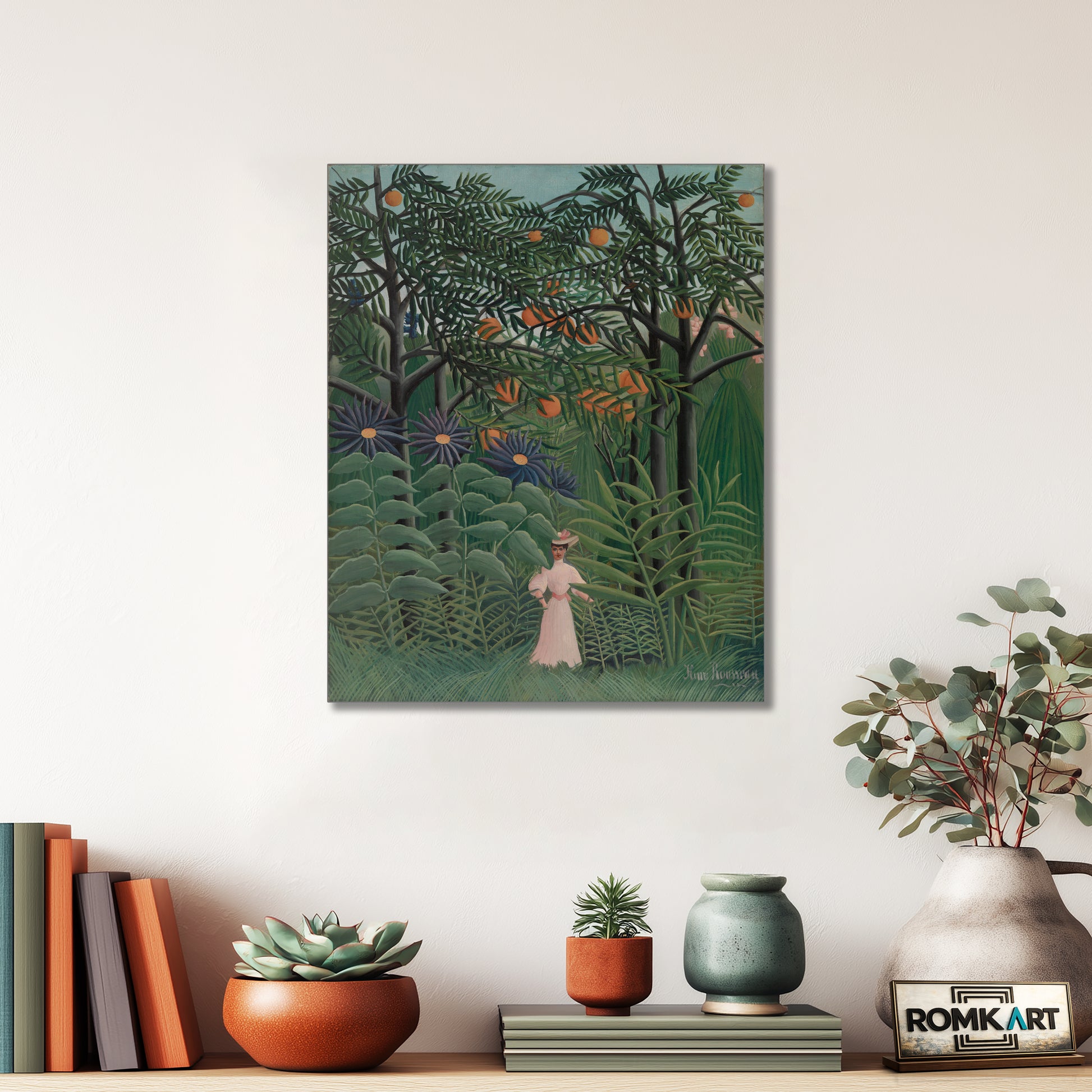 Henri Rousseau Woman Walking In An Exotic Forest 1905 – Reproduction