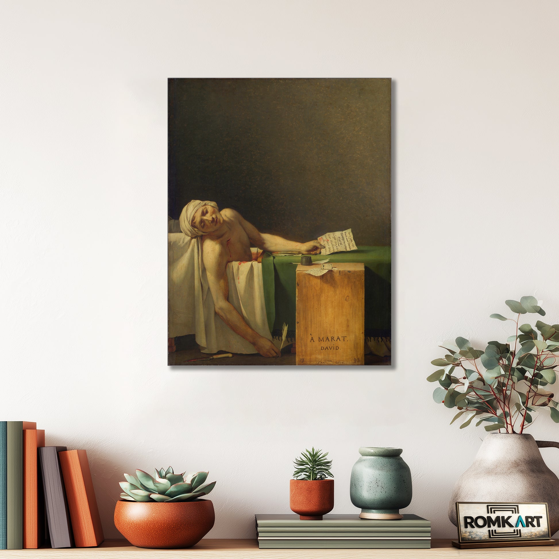 Jacques-louis David Death Of Marat 1793 – Reproduction