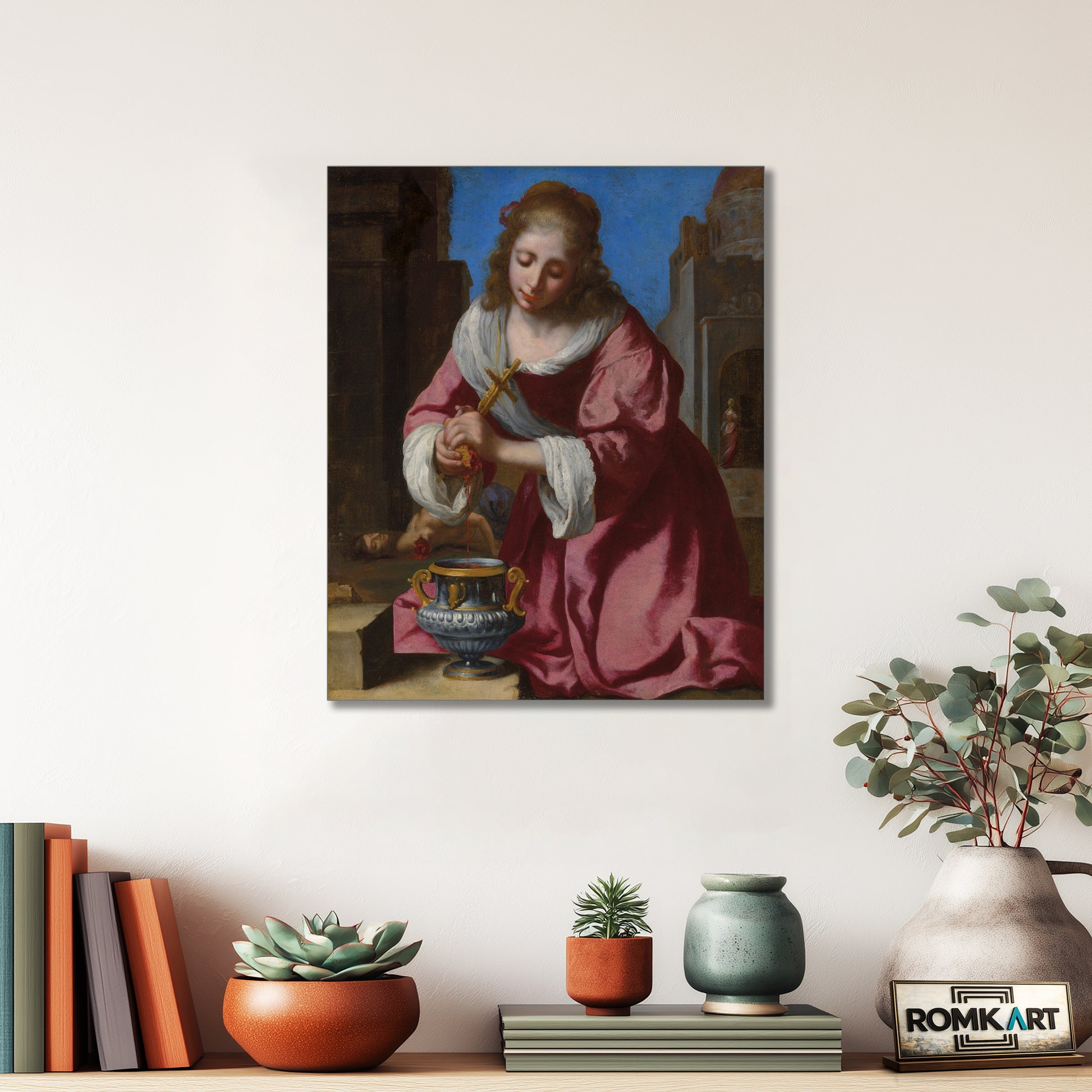 Johannes Vermeer Saint Praxedis 1655 – Reproduction