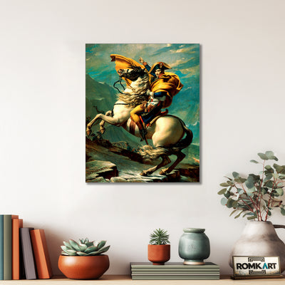 Jacques-louis David Napoleon Crossing The Alps 1801 Chteau De Malmaison – Reproduction