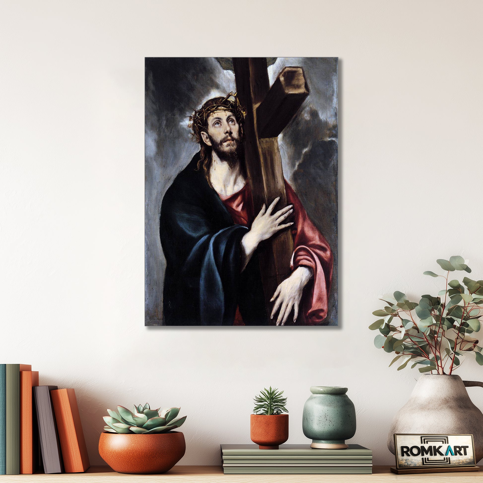 El Greco Christ Carrying The Cross 1580 – Reproduction