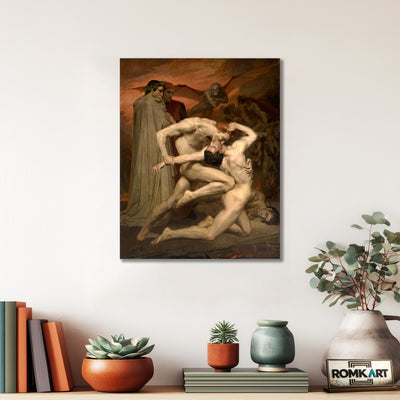William Adolphe Bouguereau Dante And Virgil 1850 – Reproduction