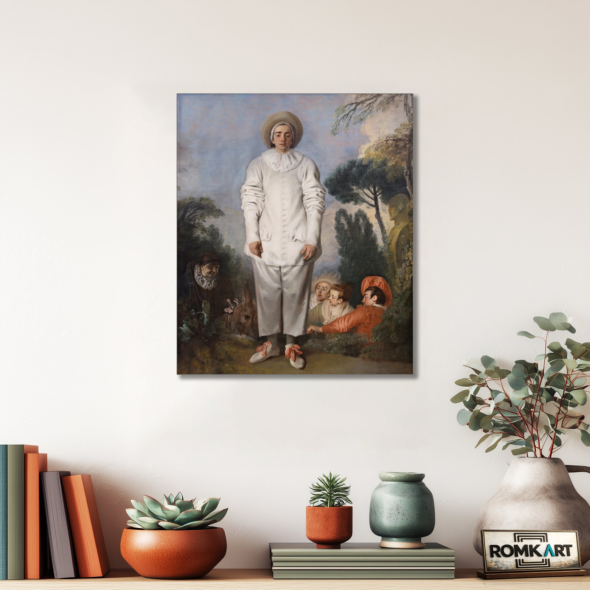 Jean-antoine Watteau Pierrot 1718 – Reproduction