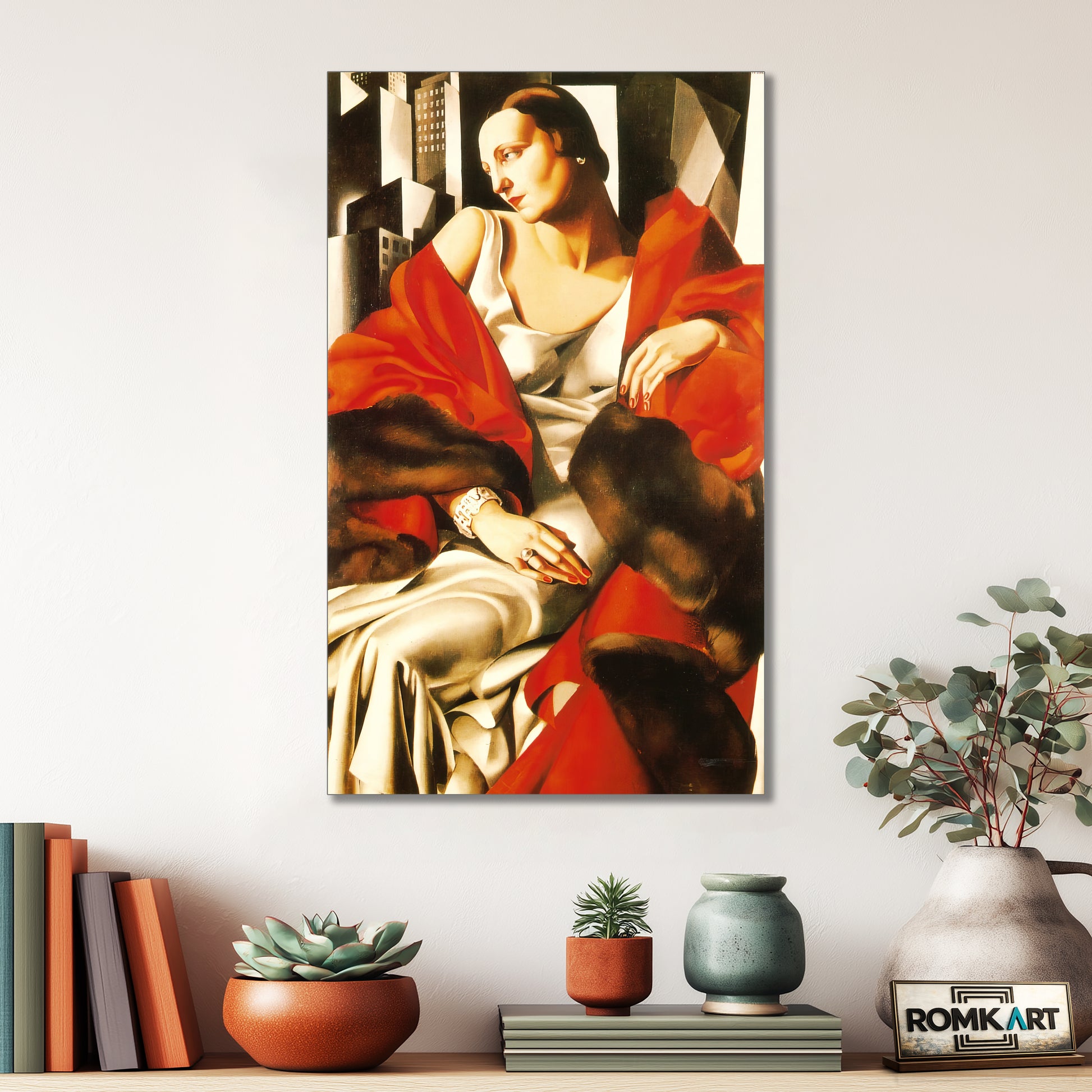 Tamara De Lempicka Painting - Portrait Of Mrs Boucard 1931 – Reproduction