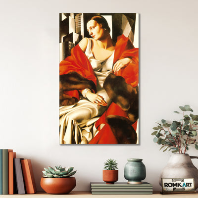 Tamara De Lempicka Painting - Portrait Of Mrs Boucard 1931 – Reproduction