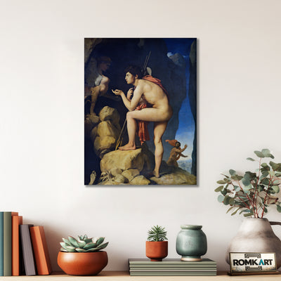 Jean Auguste Dominique Ingres Oedipus And The Sphinx – Reproduction