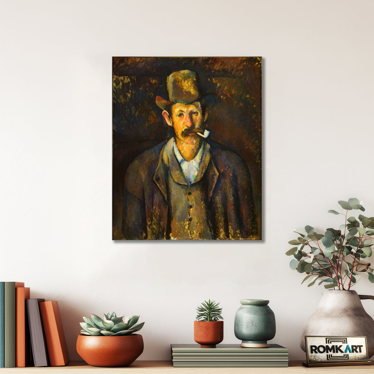 Paul Cezanne Man With A Pipe – Reproduction