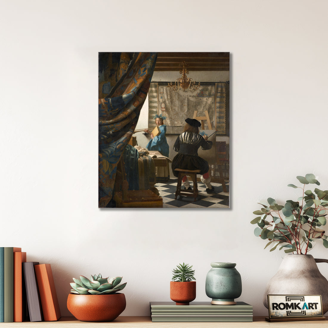 Johannes Vermeer The Art Of Painting 1666 – Reproduction