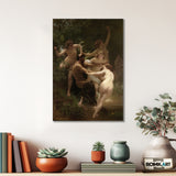 William-adolphe Bouguereau Nymphs And Satyr – Reproduction