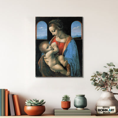 Leonardo Da Vinci Madonna Litta 1490 – Reproduction