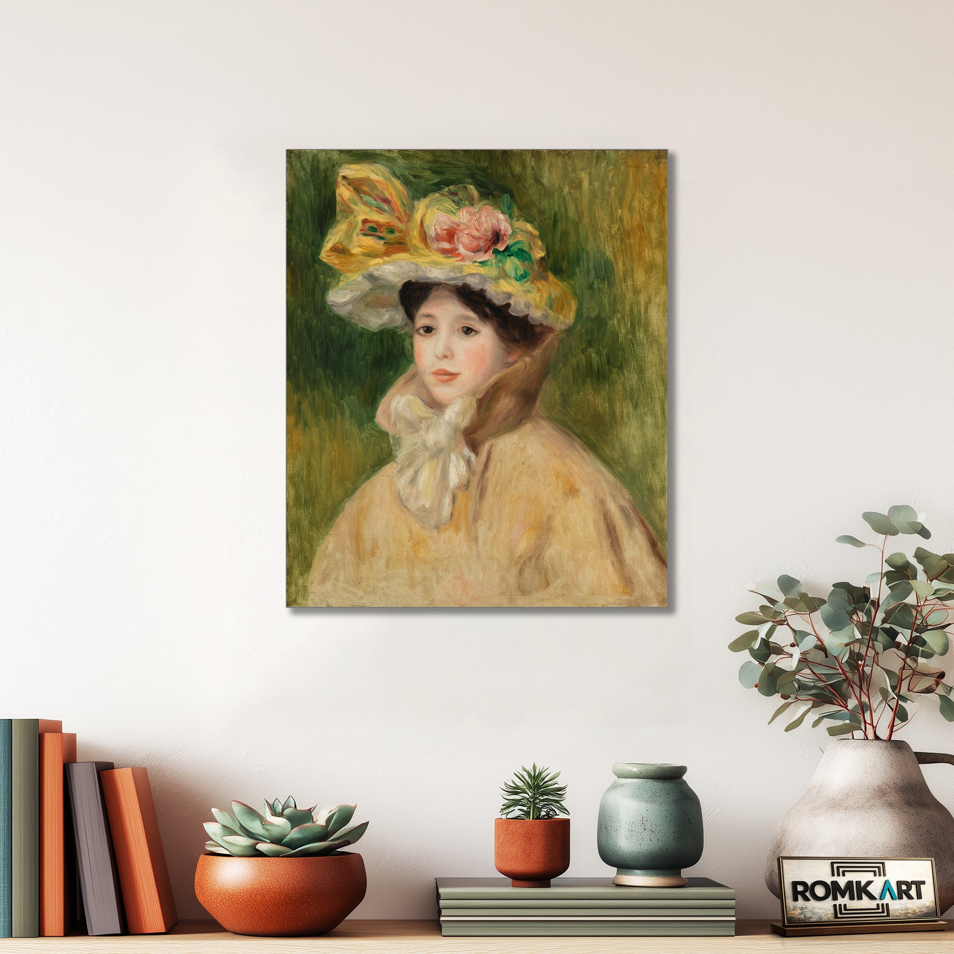 Pierre-auguste Renoir Woman With Capline 1890 – Reproduction