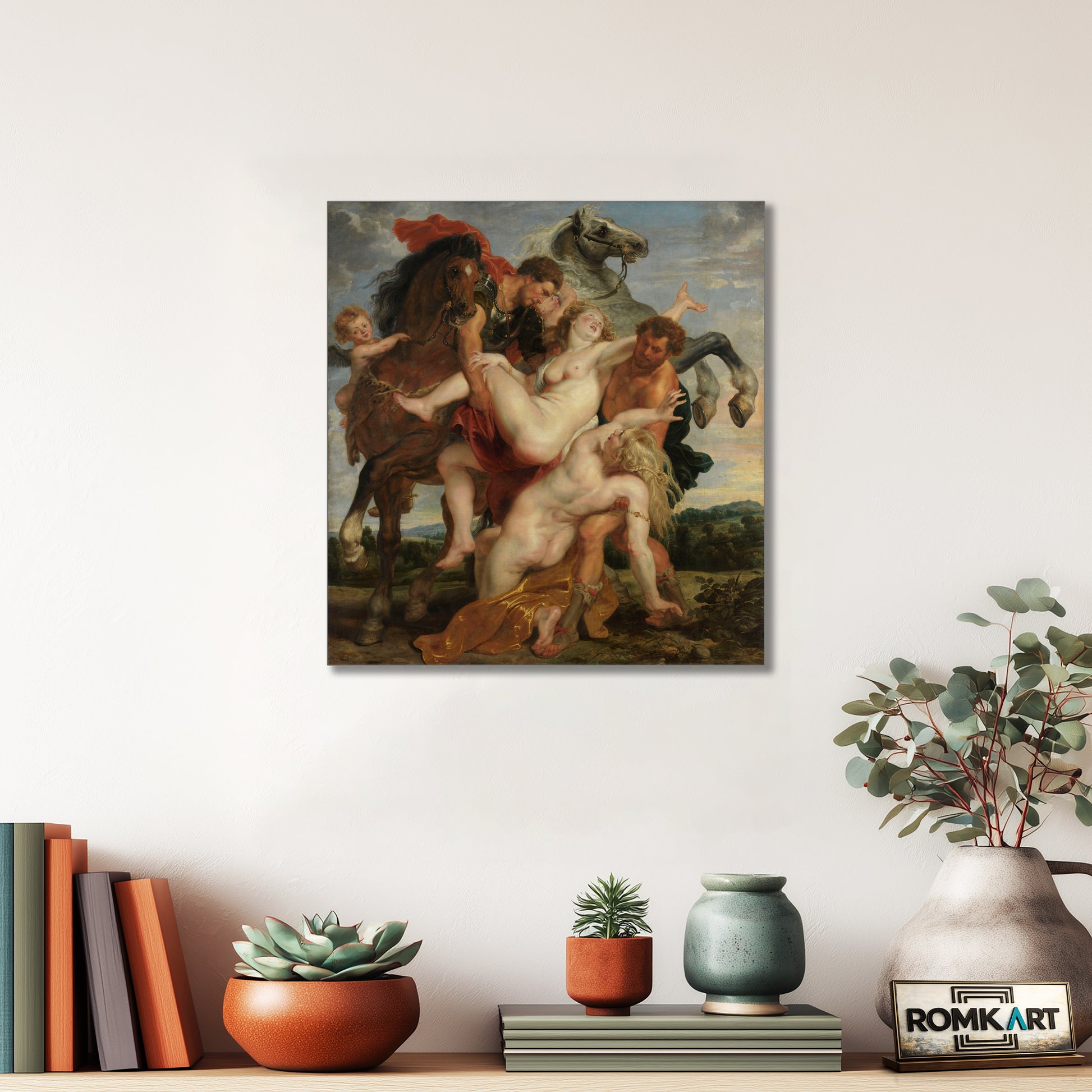 Peter Paul Rubens The Rrape Of The Daughters Of Leuccipus 1617 – Reproduction