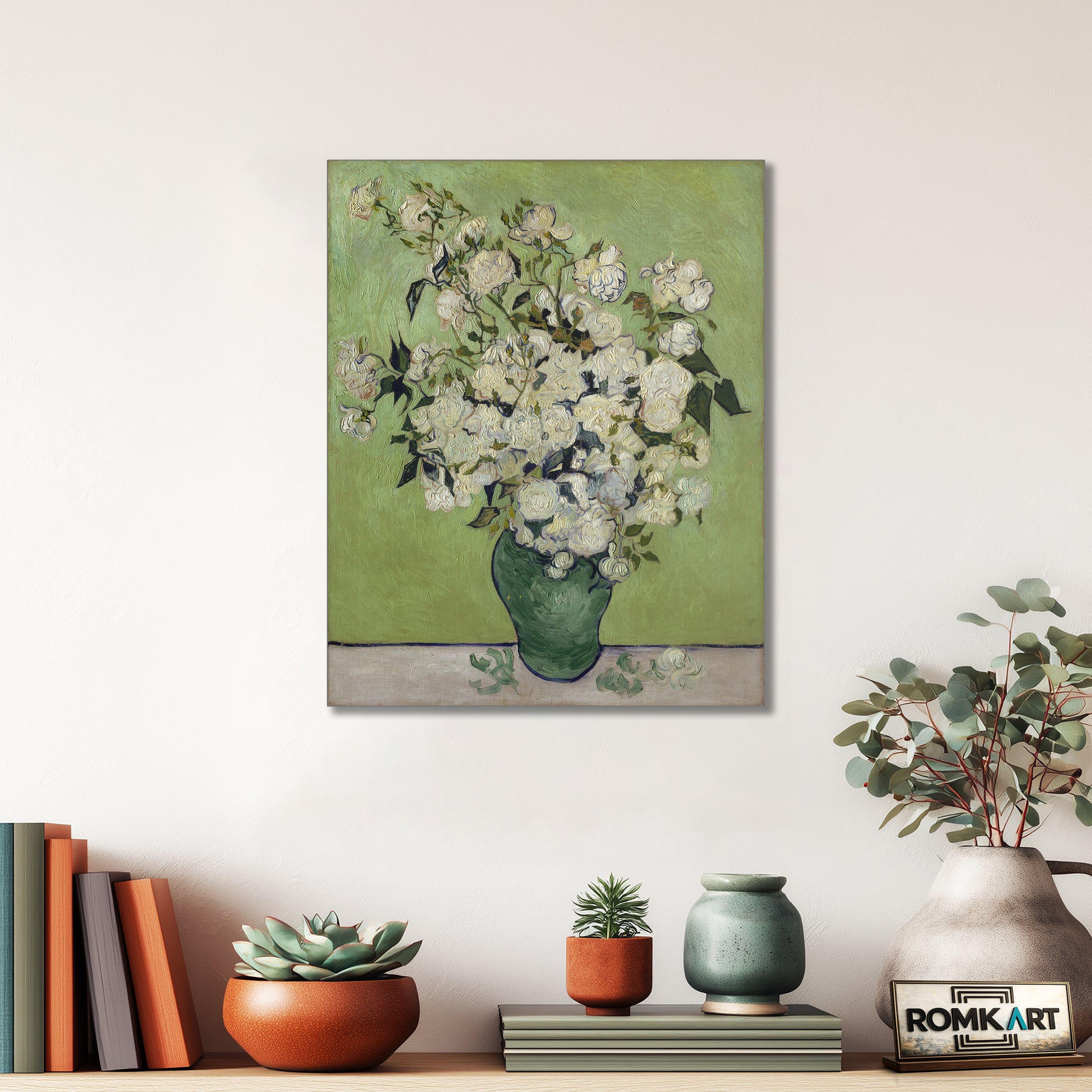 Vincent Van Gogh Vase Of Roses 1890 – Reproduction