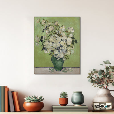 Vincent Van Gogh Vase Of Roses 1890 – Reproduction