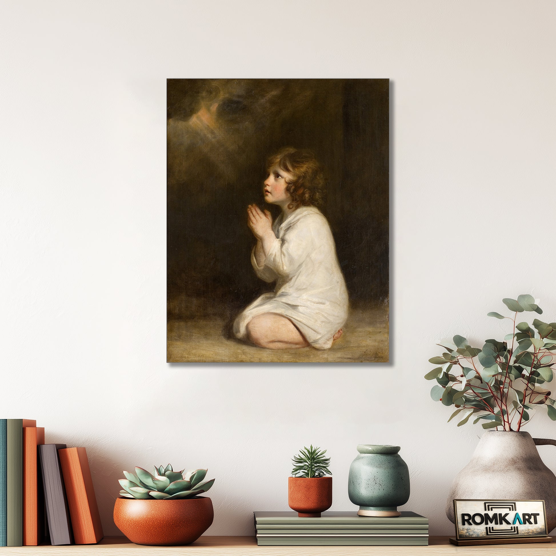Sir Joshua Reynolds The Infant Samuel 1776 – Reproduction