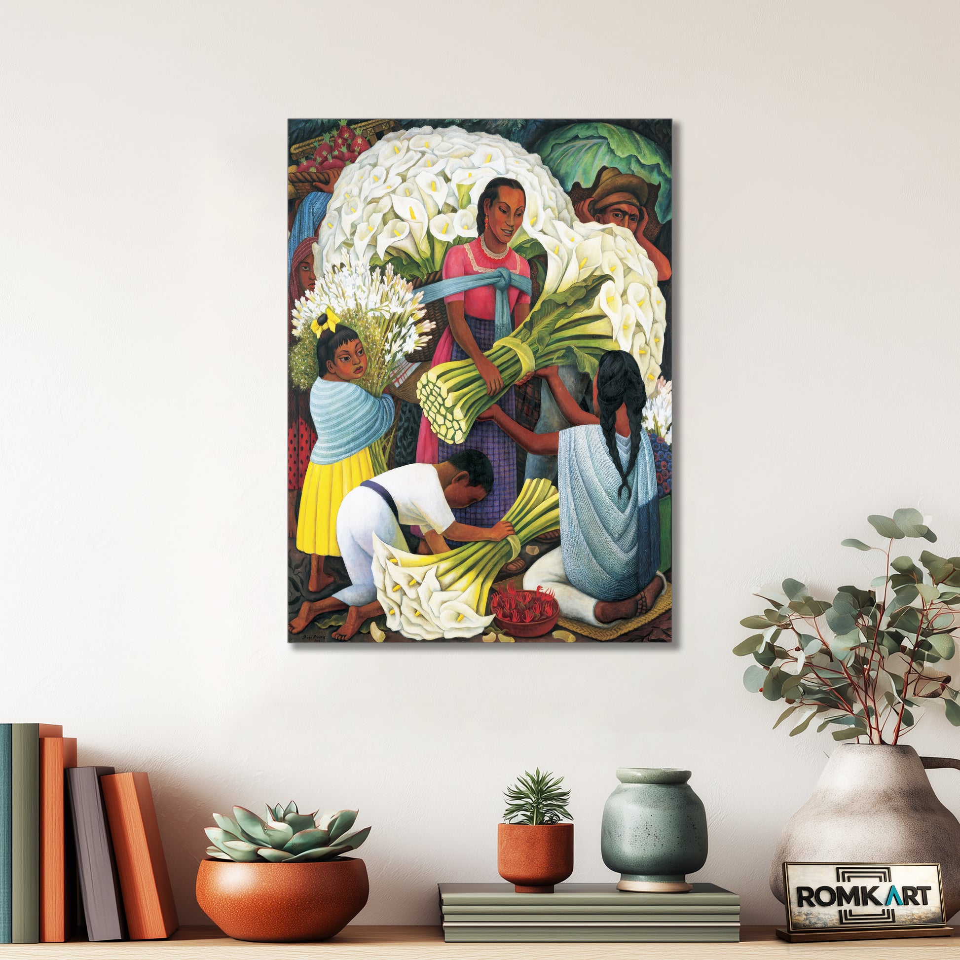 Diego Rivera The Flower Vendor – Reproduction