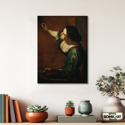 Artemisia Gentileschi Self-portrait As The Allegory Of Painting – Reproduction