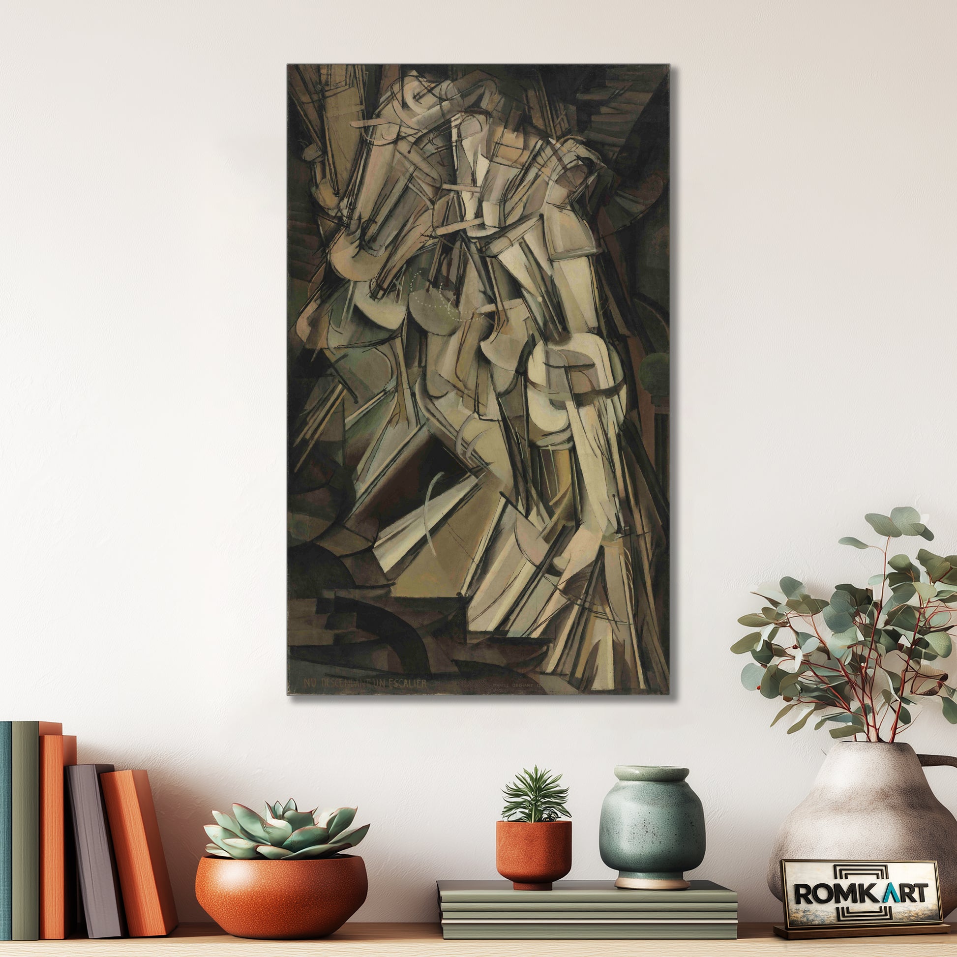 Marcel Duchamp Nude Descending A Staircase No 2 1912 – Reproduction